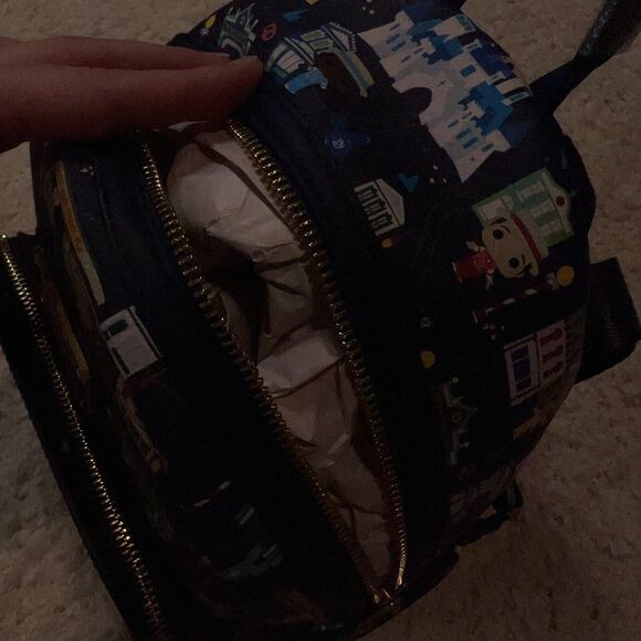 Disney Parks Main Street USA Dapper Dans Loungefly Mini Backpack - NEW - Picture 7 of 7